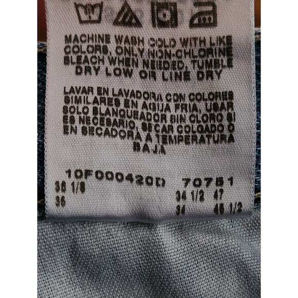 Riders By Lee Jeans Women's Size 14 Long Relaxed Straight med-wash - Picture 7 of 7